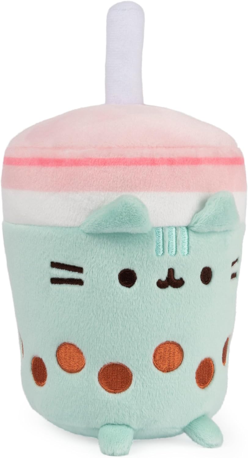 PUSHEEN BOBA TEA SIP PLUSH, 6 IN.