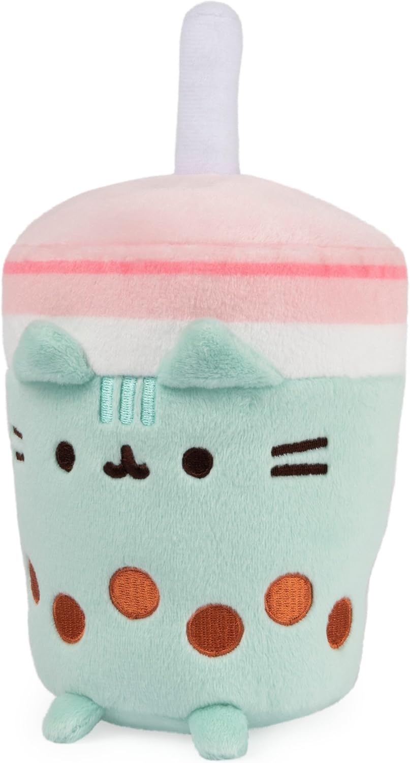 PUSHEEN BOBA TEA SIP PLUSH, 6 IN.