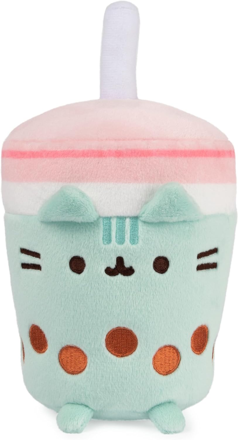 PUSHEEN BOBA TEA SIP PLUSH, 6 IN.