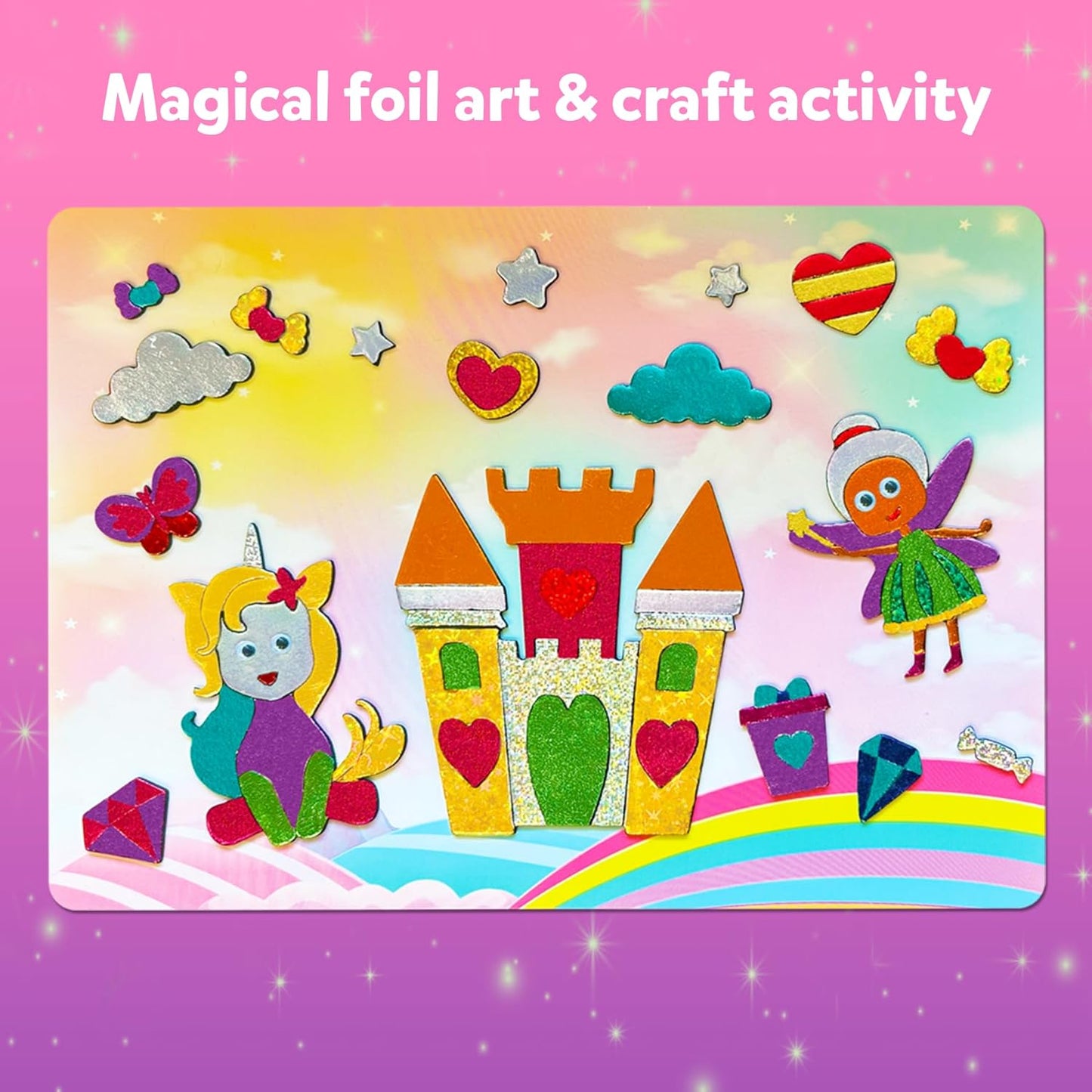 Foil Fun: Unicorn & Princess | No Mess Art Kit