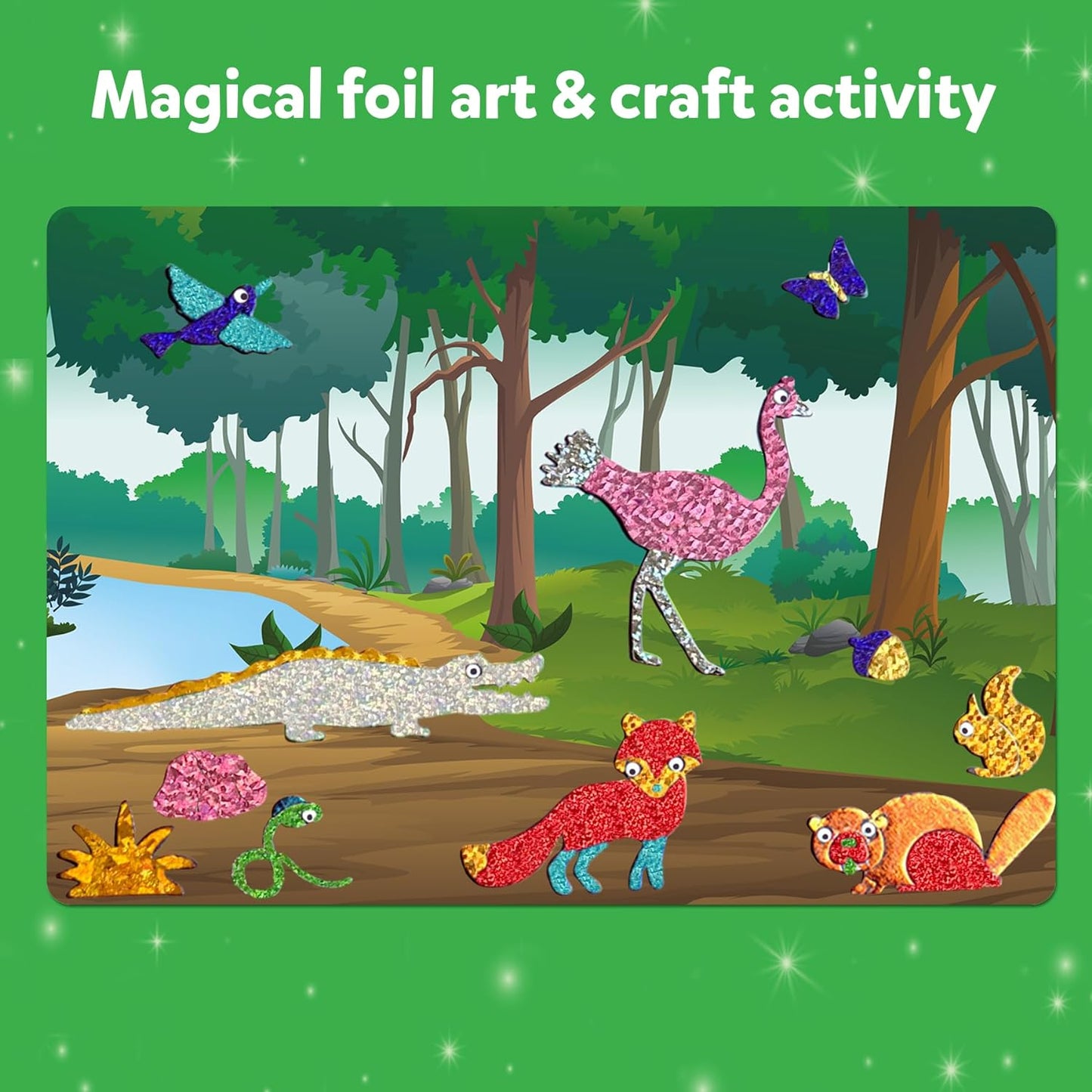 Foil Fun: World Of Animals | No Mess Art Kit