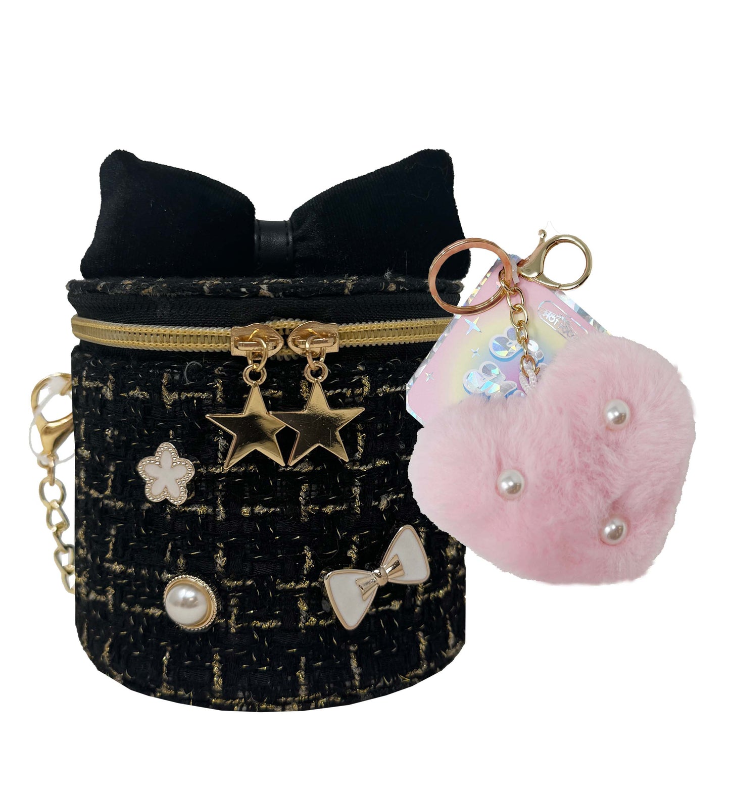 Tiny Mini Fashion Bag w/ Keychain,GO