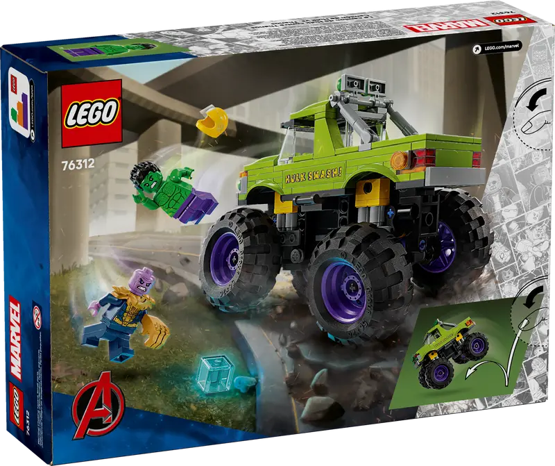 76312 The Hulk Truck vs. Thanos