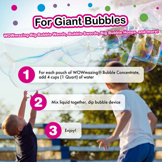 WOWmazing™ Giant Bubble Concentrate Solution 3-Pack