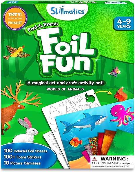 Foil Fun: World Of Animals | No Mess Art Kit