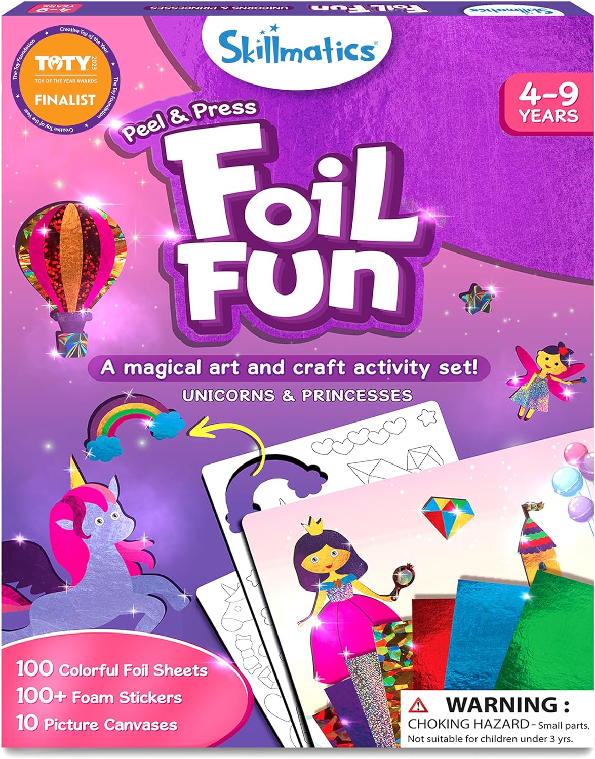 Foil Fun: Unicorn & Princess | No Mess Art Kit