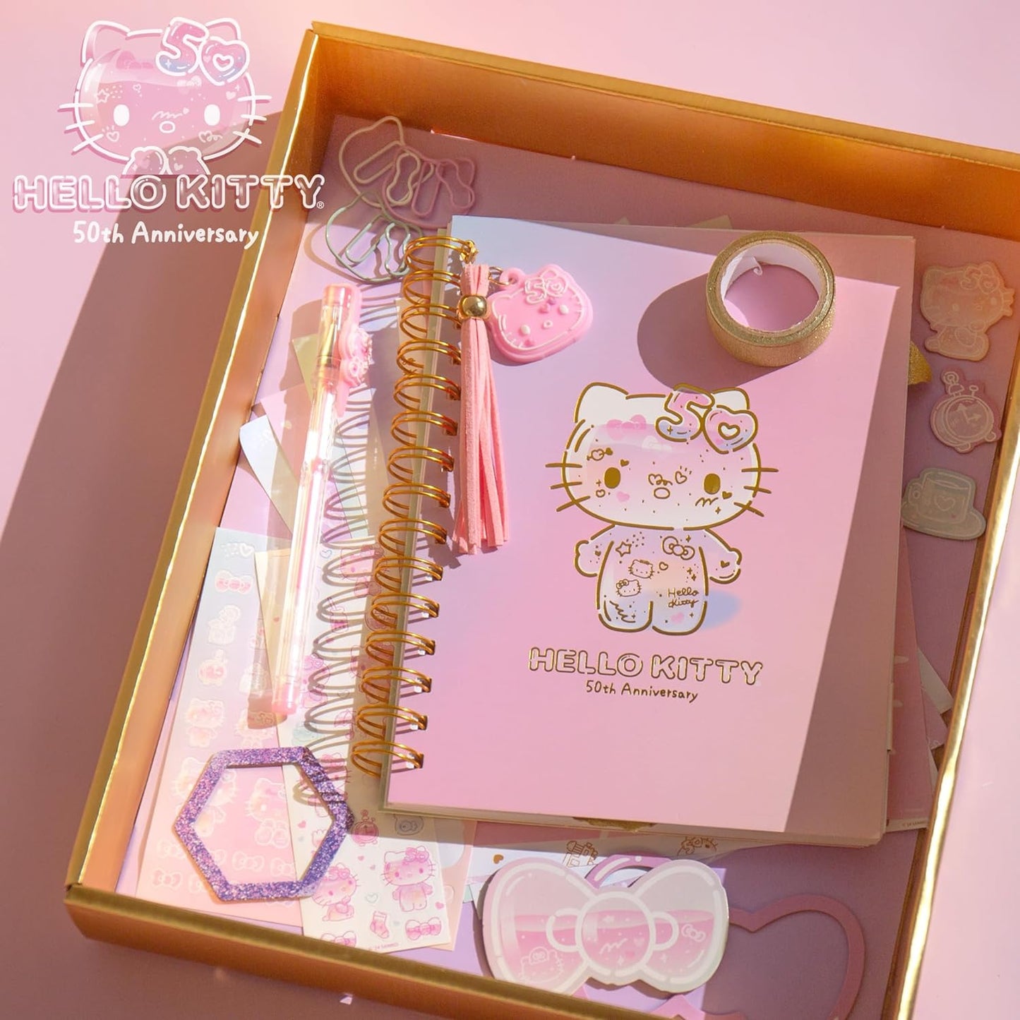Hello Kitty Official Sanrio 50th Anniversary Journaling Set