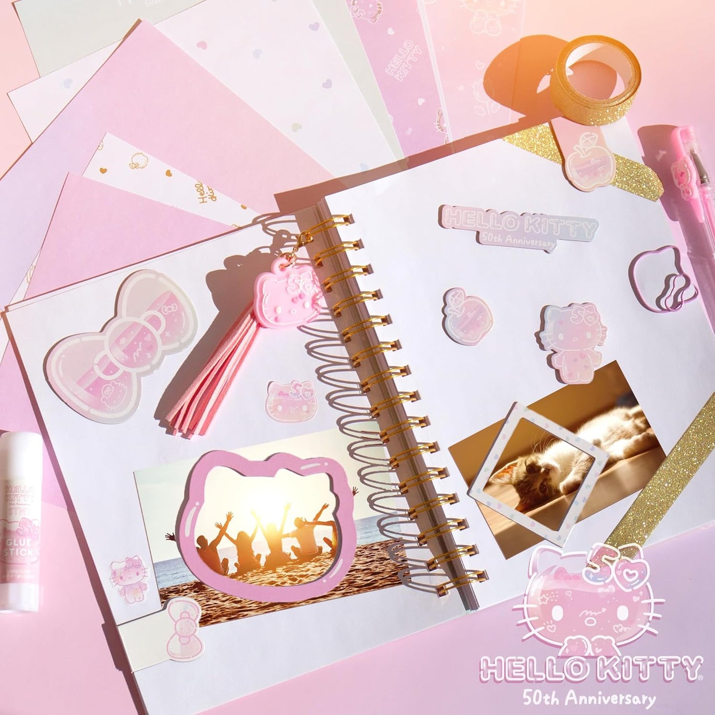 Hello Kitty Official Sanrio 50th Anniversary Journaling Set