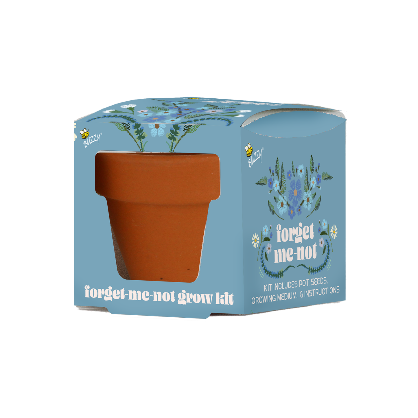Mini Grow Pot - Forget-Me-Not