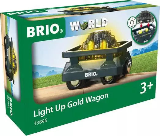 33896 Light Up Gold Wagon