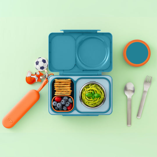 OmieBox UP Pod & Utensil Set Sunny