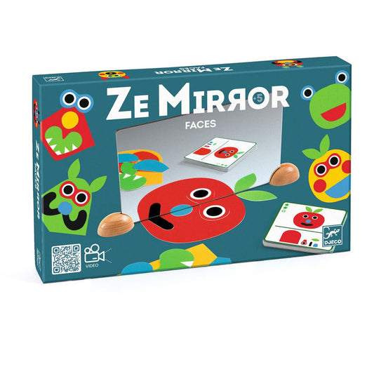 Ze Mirror Faces Wooden Complete the Reflection Activity