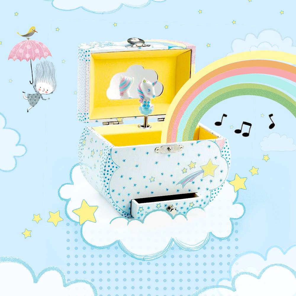 Unicorn Dreams Musical Treasure Box