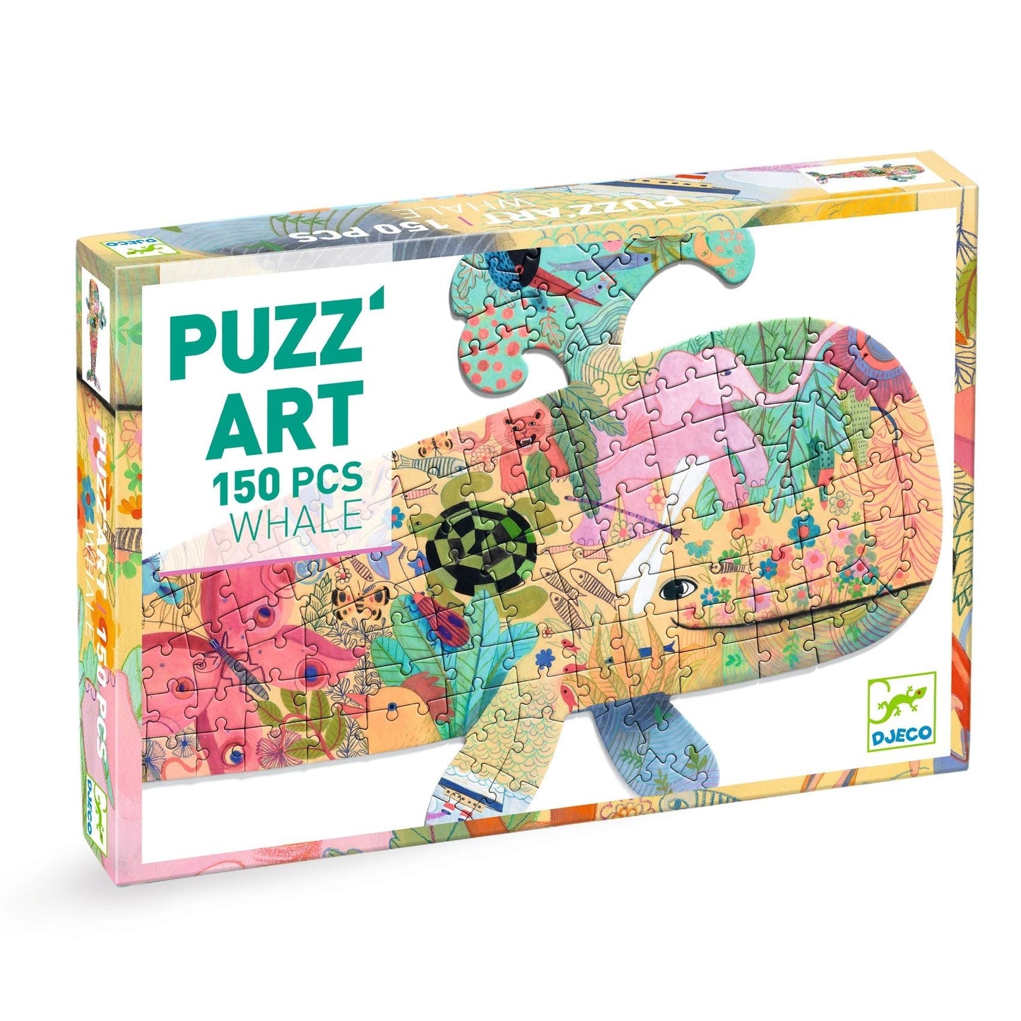 Whale 150pc Puzz'Art Shaped Jigsaw Puzzle + Poster