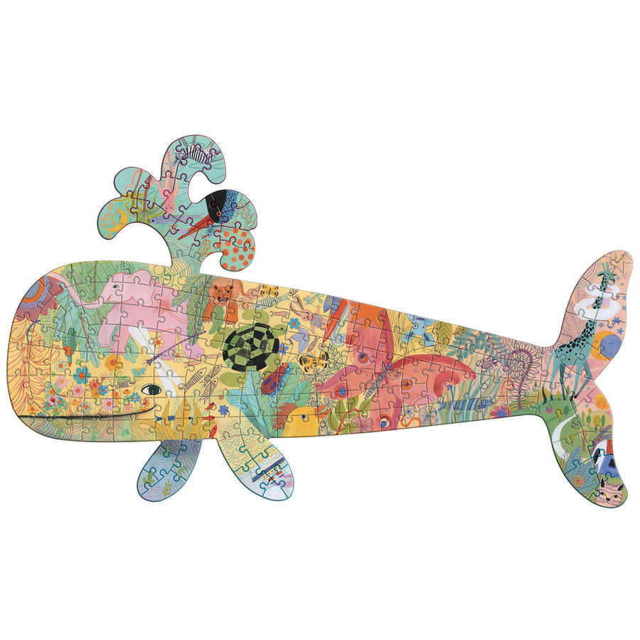 Whale 150pc Puzz'Art Shaped Jigsaw Puzzle + Poster