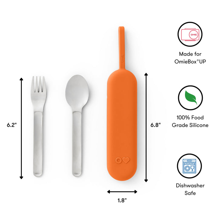 OmieBox UP Pod & Utensil Set Sunny