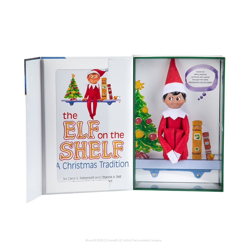 The Elf on the Shelf® Tradition - (English book) Boy with Blue Eyes