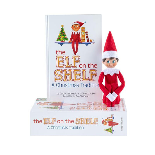 The Elf on the Shelf® Tradition - (English book) Boy with Blue Eyes