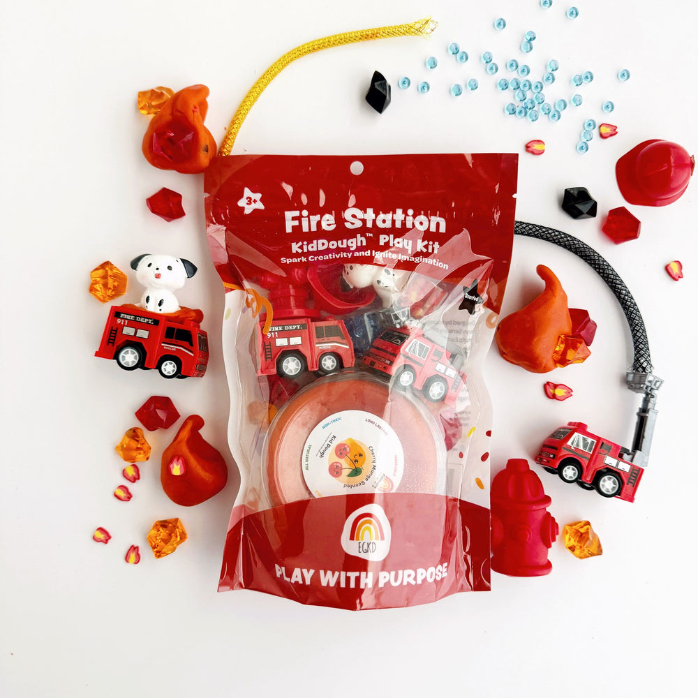 Fire Station (Cherry Mango) KidDough Play Kit