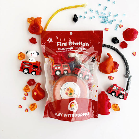 Fire Station (Cherry Mango) KidDough Play Kit