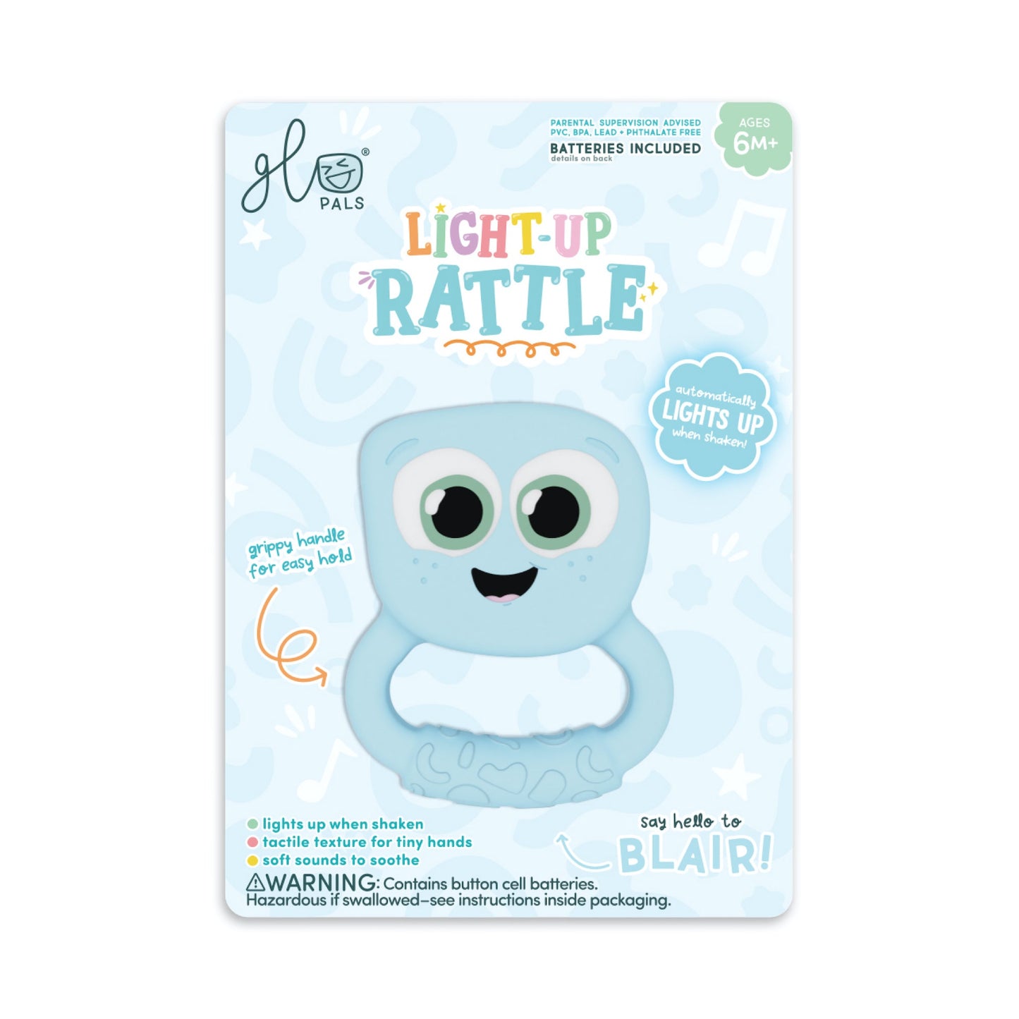 Glo Pals Light Up Rattle - Blair