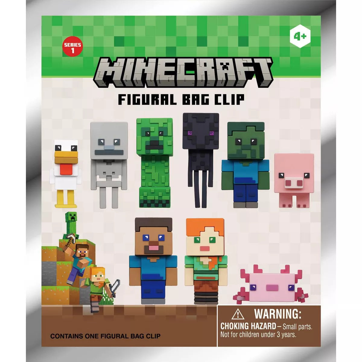 Blind Bag - Minecraft Surprise Figural Bag Clip