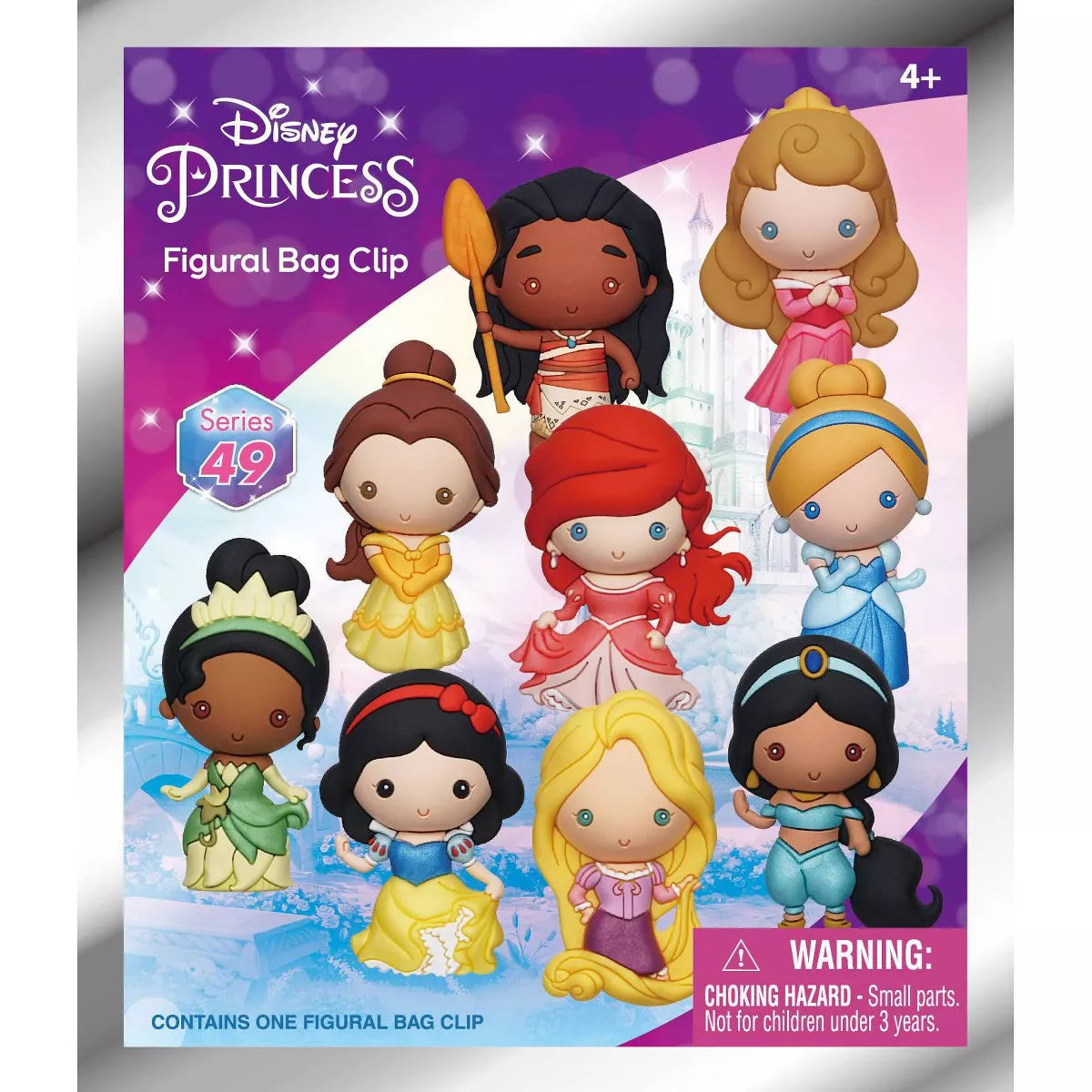 Blind Bag - Princess Metallic 3D Foam Bag Clip, Series 4