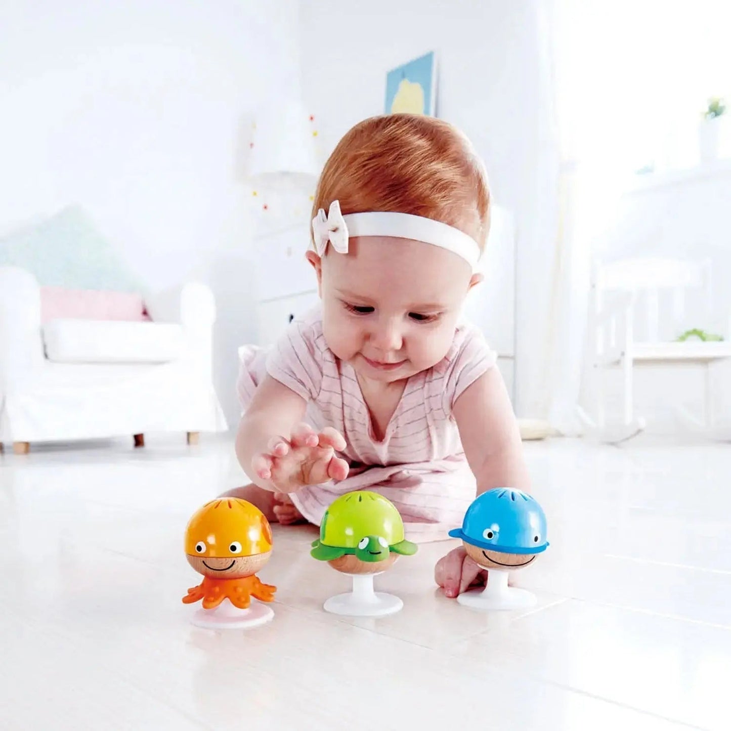 Hape Put-Stay Rattle Set