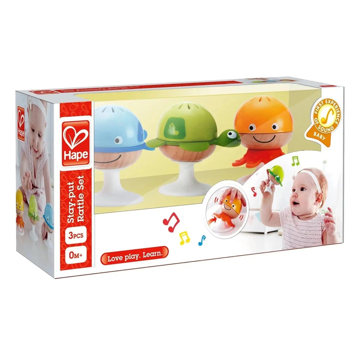 Hape Put-Stay Rattle Set