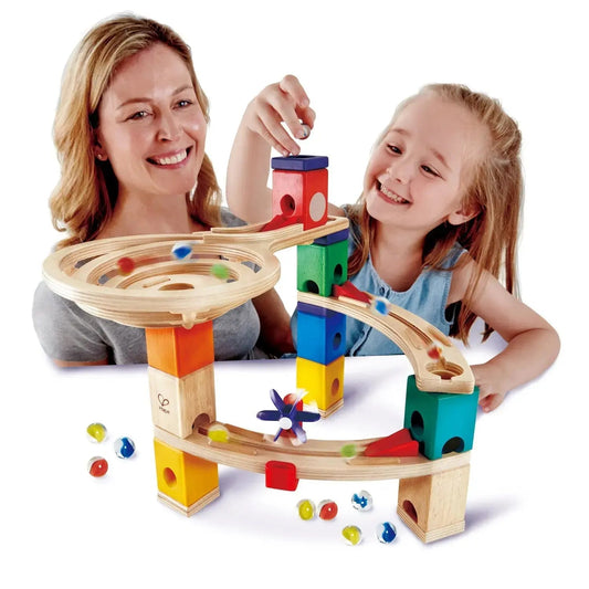 Hape Quadrilla Race to the Finish Marble Run Blocks