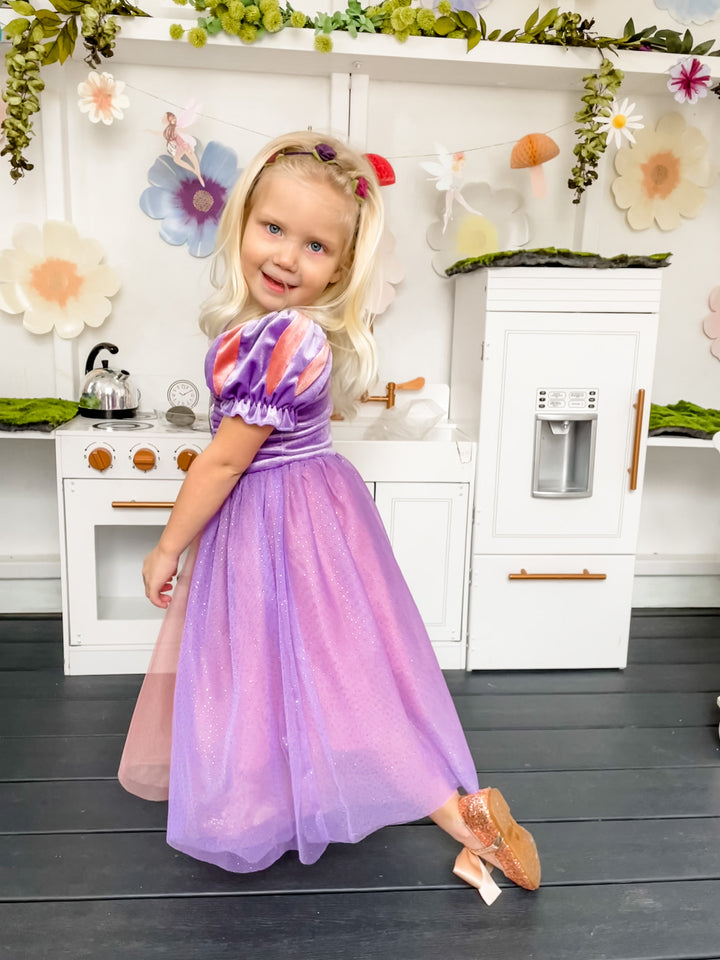 The Tower Princess purple costume dress