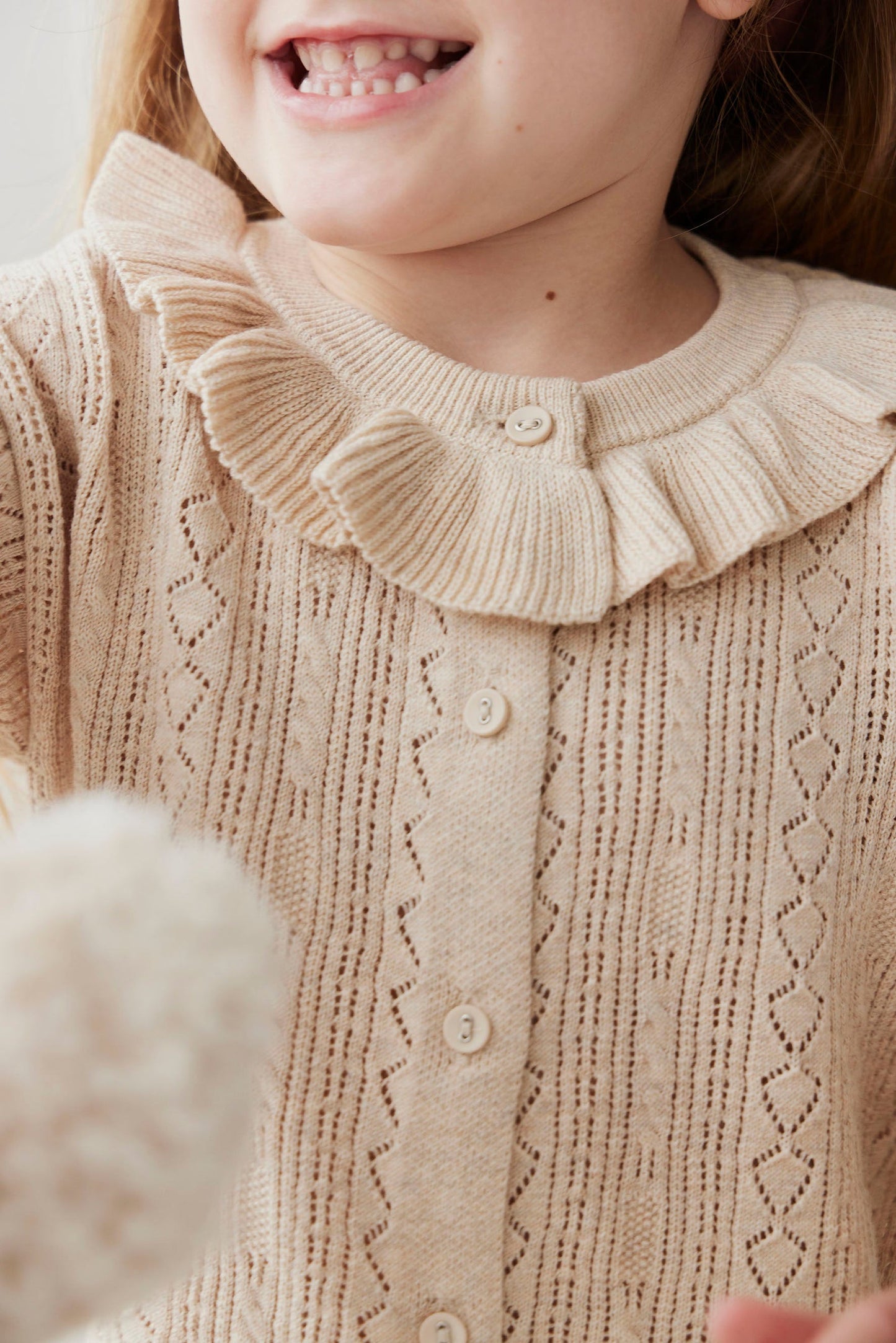 Addison Knitted Cardigan - Oatmeal Marle