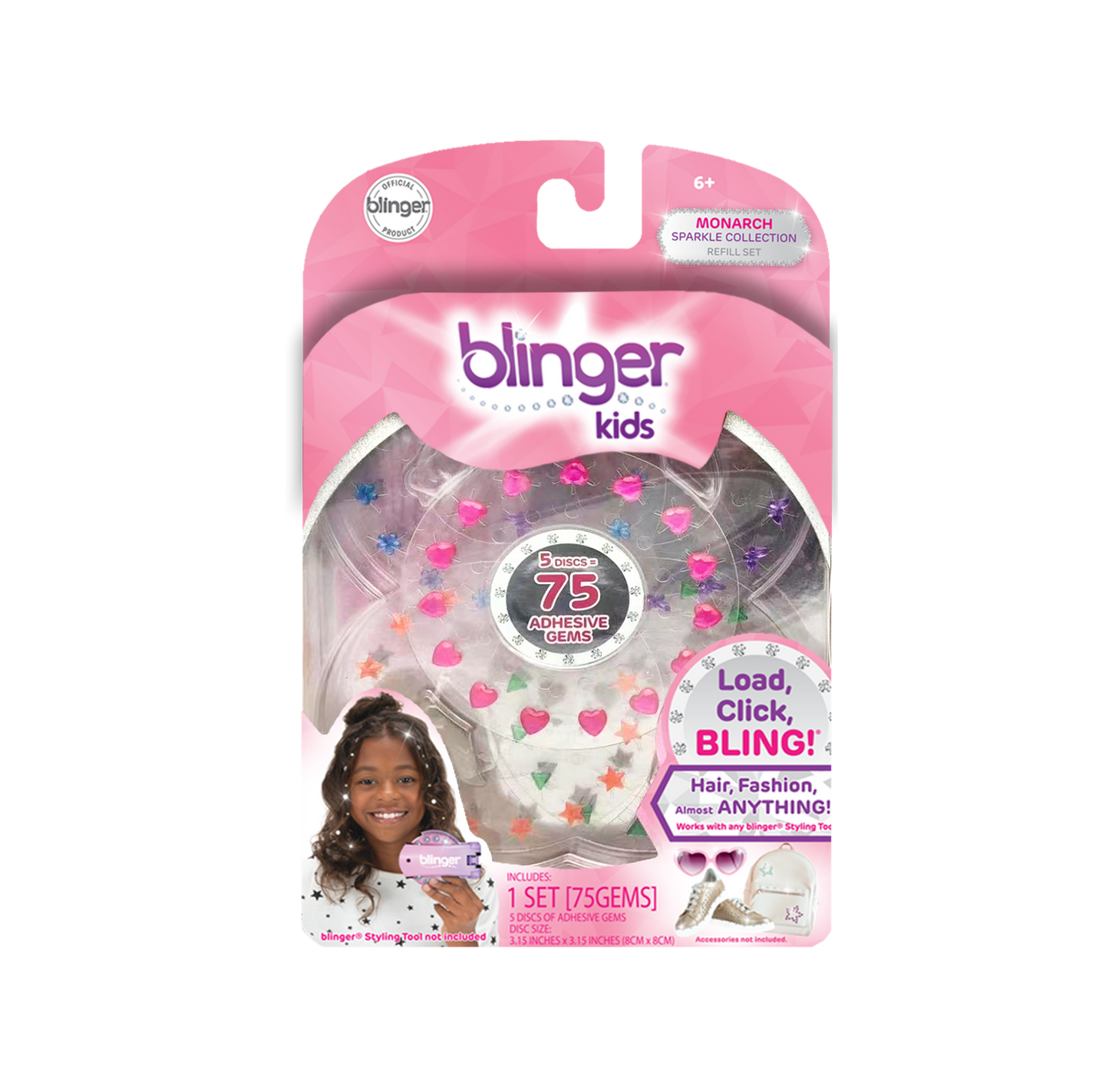 Blinger® kids Sparkle Collection Refill Pack Monarch Collection