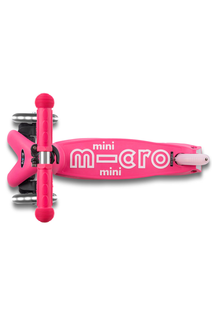 Micro Mini Foldable LED Scooter Pink