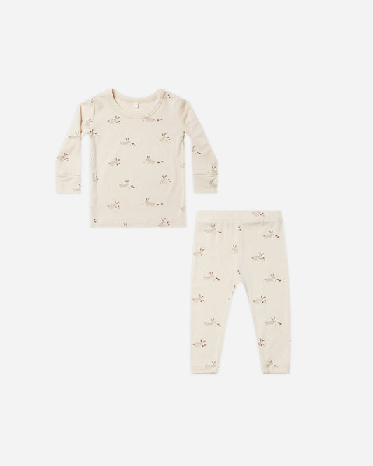 Bamboo Pajama Set || Bunnies
