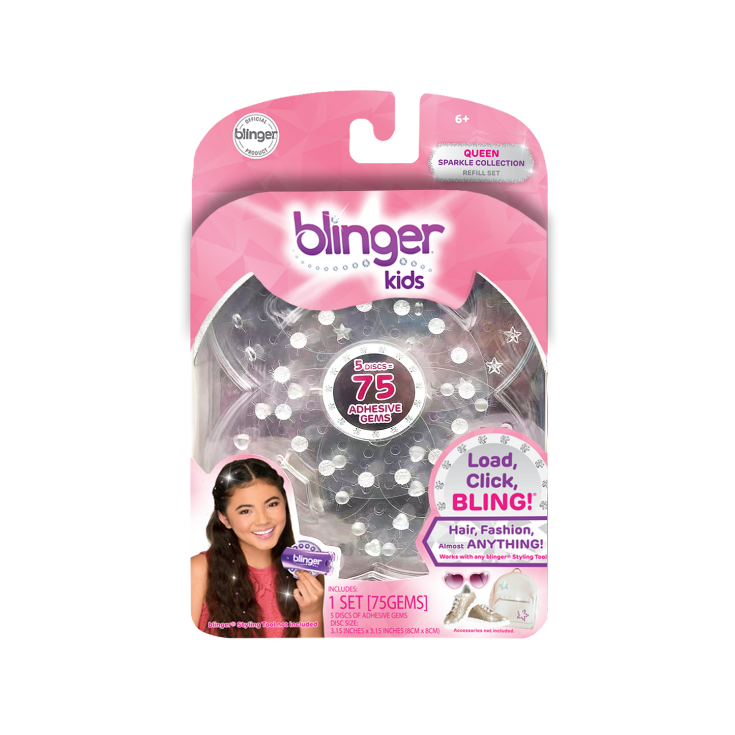 Blinger® kids Sparkle Collection Refill Pack Queen Collection