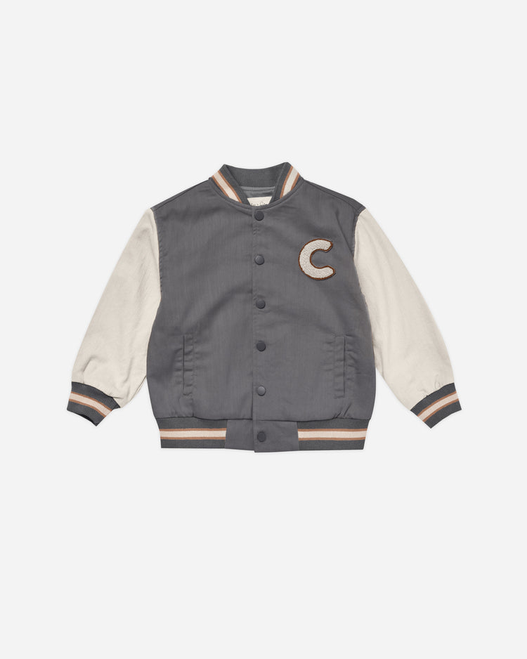 Varsity Jacket || Slate