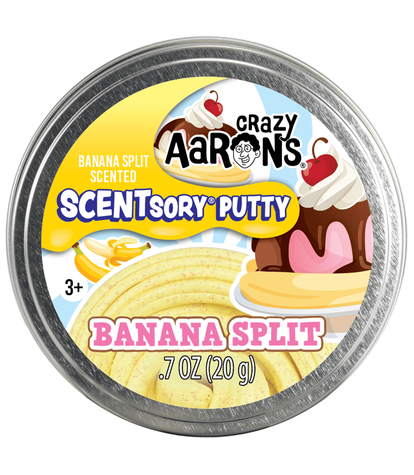 Crazy Aaron's Banana Split