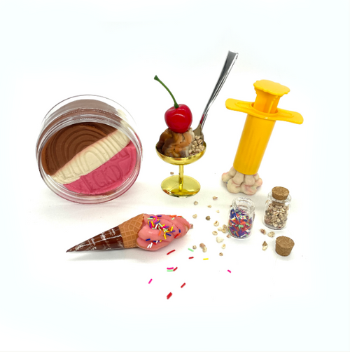 Ice Cream (Neapolitan) KidDough Play Kit