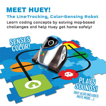 Kids First Huey: The Line-Tracking, Color-Sensing Robot