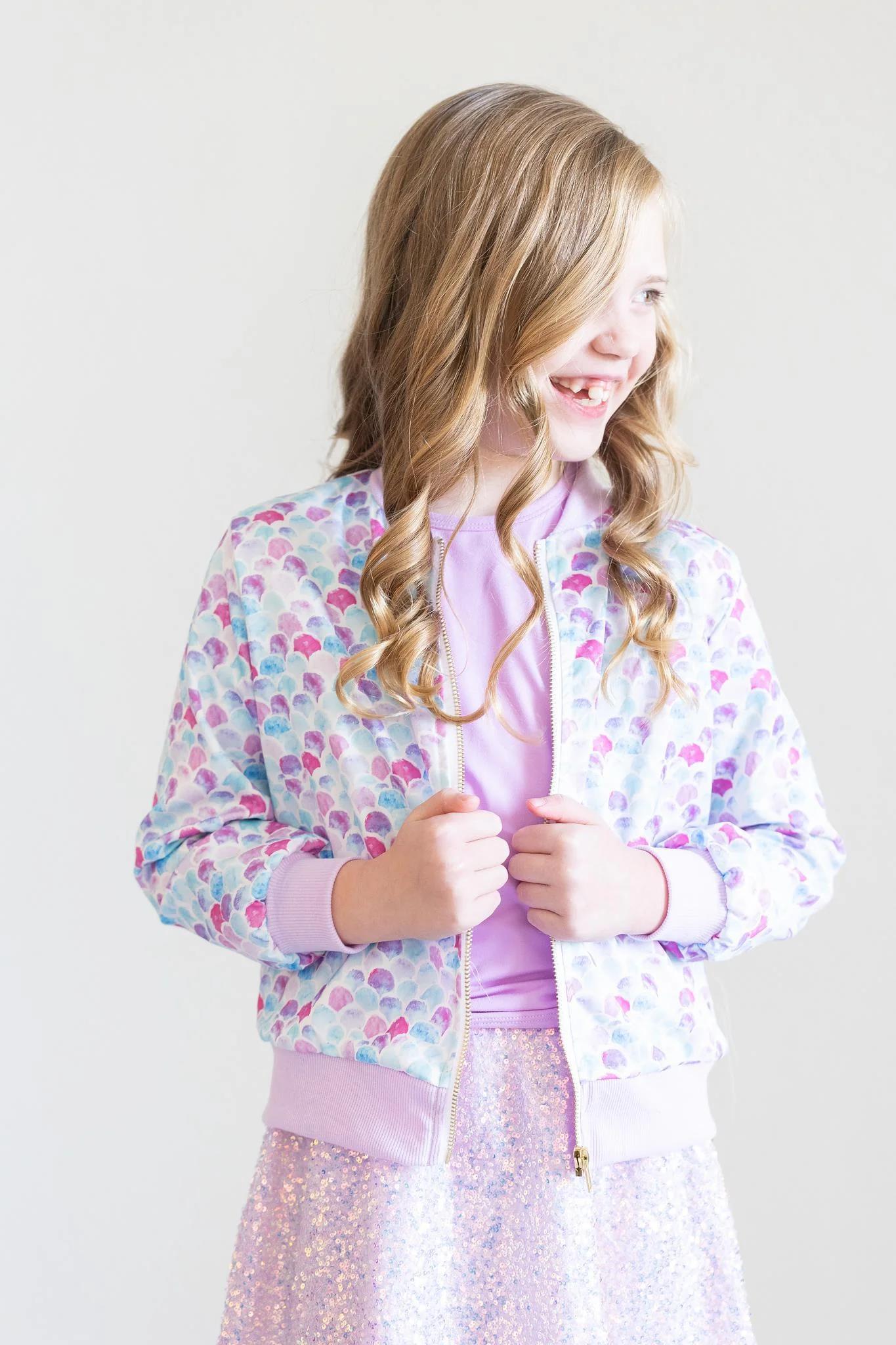 Mermaid Scales Satin Jacket