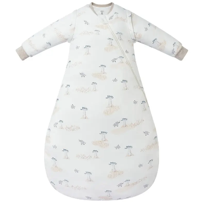 Organic Cotton Removable Long Sleeve Sleep Bag | 1.0 TOG - Baby Baobabs