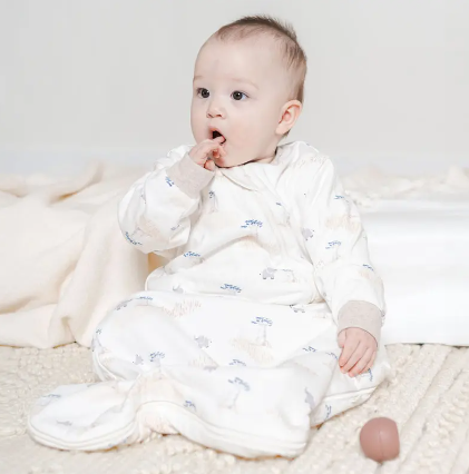 Organic Cotton Removable Long Sleeve Sleep Bag | 1.0 TOG - Baby Baobabs