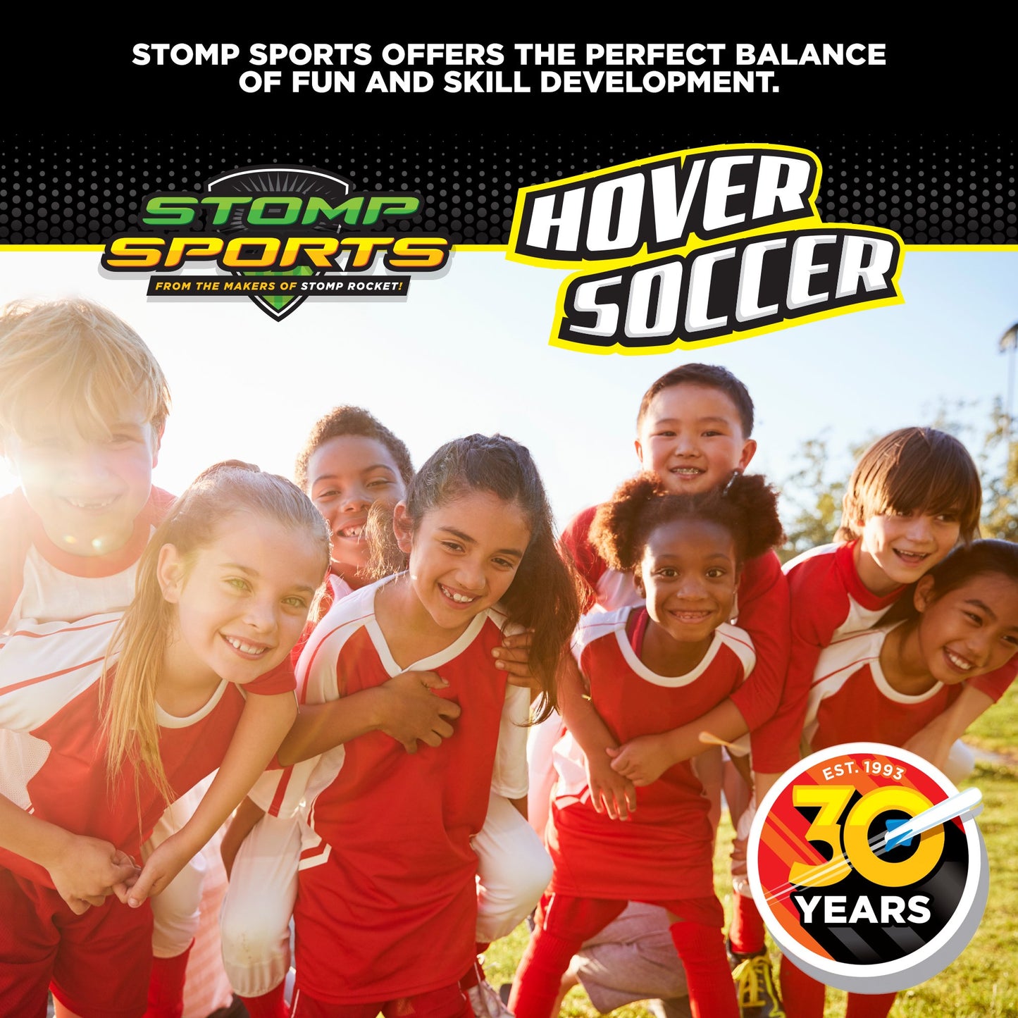 Stomp Sports Hover Soccer Ball with LED Lights
