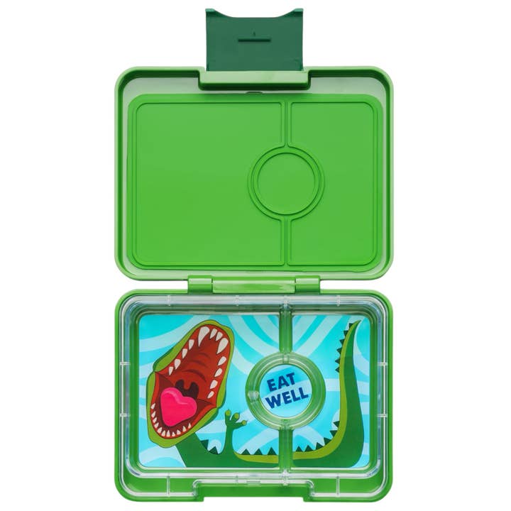 Snack Size Bento Lunch Box Jurassic Green (Dinosaur)