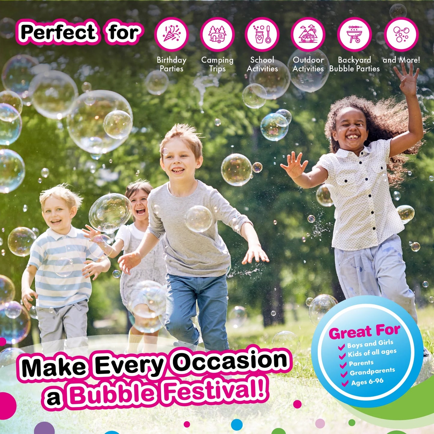 WOWmazing™ Giant Bubble Concentrate Solution 3-Pack