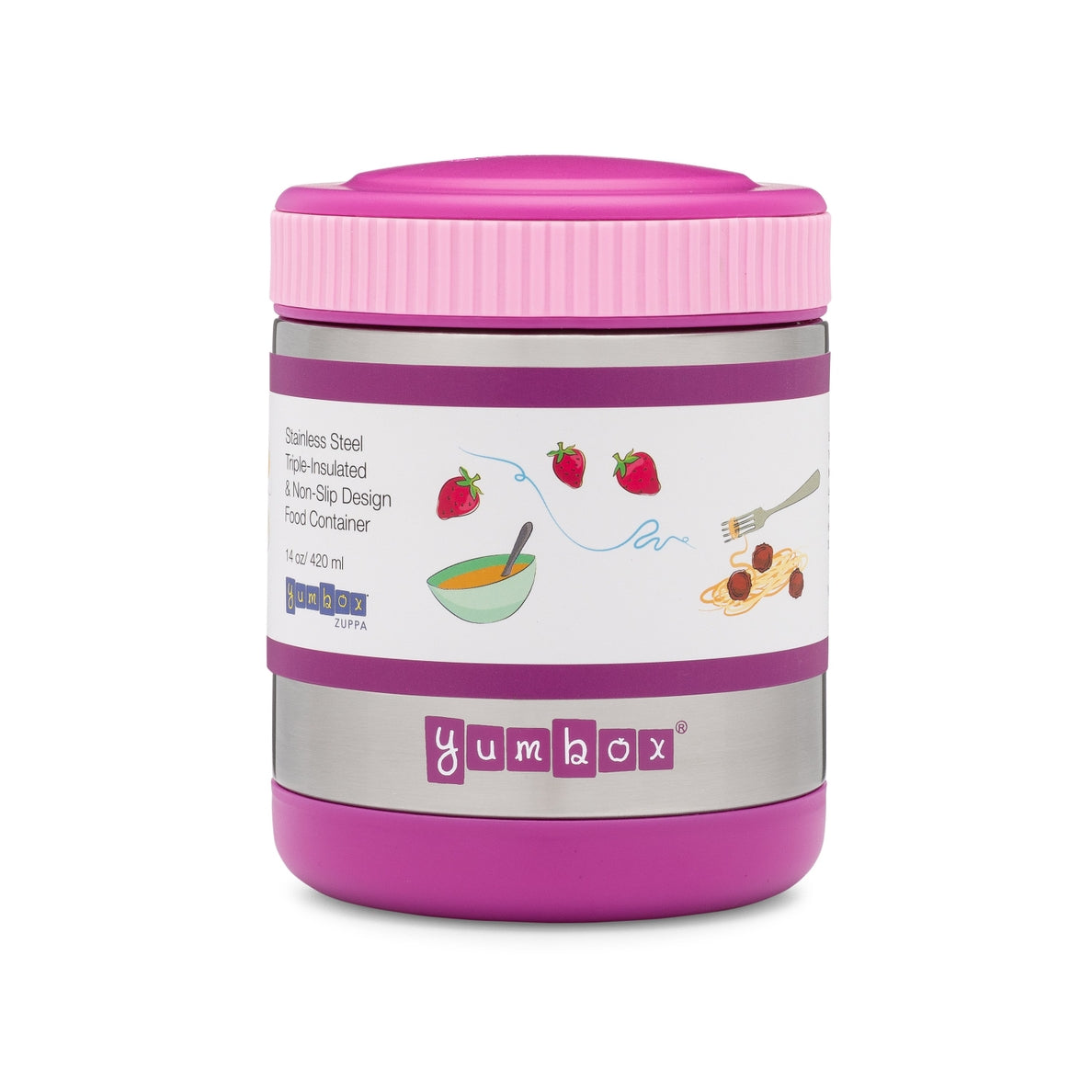 Thermal Food Jar For Hot Lunch - Yumbox Zuppa with Spoon