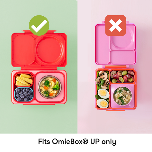 OmieBox UP Dip Containers Pink/Teal