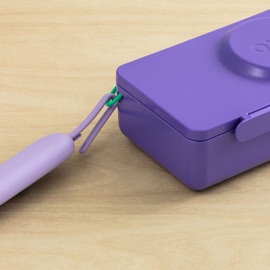 OmieBox UP Pod & Utensil Set Violet