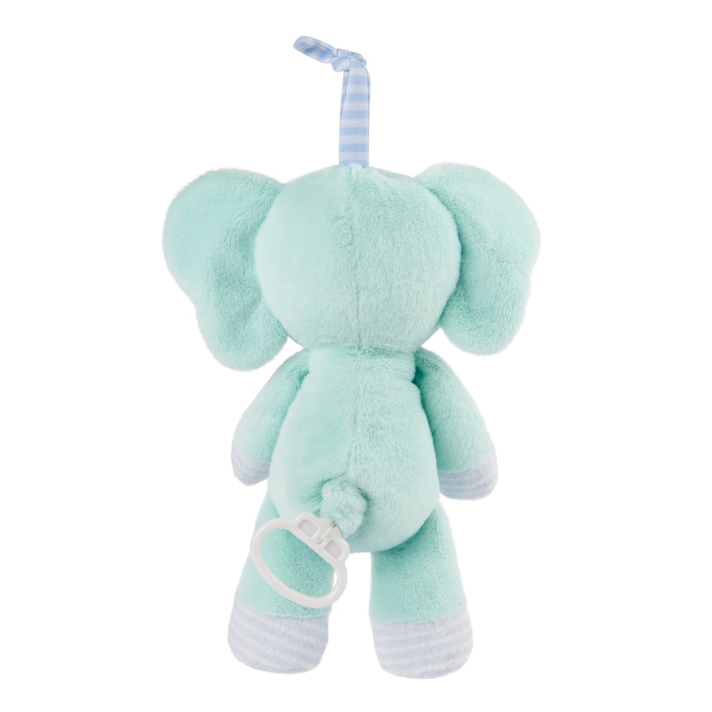 SAFARI FRIENDS ELEPHANT PULL-DOWN MUSICAL PLUSH (PLAYS BRAHMS’ LULLABY), 12 IN